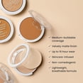 thumbnail image 3 of JOAH Perfect Complexion Cashmere Powder Foundation, Medium Face Coverage, Matte Finish, Korean Makeup, Compact Design For Oily & All Skin Types, 16 Hour Wear, Medium with Neutral Undertones, 3 of 5