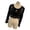 Black, variant on Round Neck Long Sleeve Blouse Casual Crochet Flower Embroidery Crop Top Semi Sheer Lace Shirt Beach Cover Up for Women