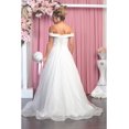 thumbnail image 2 of Off The Shoulder Lace Applique Ivory Dress, 2 of 4