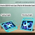 thumbnail image 4 of LTROP Case for iPad Air 5th/4th Generation Case(2022/2020), iPad Pro 11 Case 2021/2020/2018, Built-in Screen Protector, Shockproof Handle Stand Kids Case for iPad Air 5/4 10.9” & iPad Pro 11”, Teal, 4 of 8