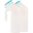 thumbnail image 4 of Male Urinal with Glow in The Dark Lid (2 Bottles) 32 Oz Urine Bottles for Men - Pee Bottles for Hospitals, Emergency and Travel, 4 of 10