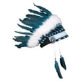 thumbnail image 2 of Tocados de plumas decorativos de los americanos utilizados para espectáculos de danza., 2 of 6