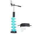 thumbnail image 2 of Electric Ice Auger, Extension Rod Ice Drill Auger Impact Resistant  for Emergency, 2 of 7