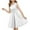 A White, variant on Fjofpr Toddler Girl Clothes under $5 Girls Sleeveless Stretchy Dress A Line Twirly Skater School Recital Dress Short Sleeve Round Neck Dress（3-14Y）