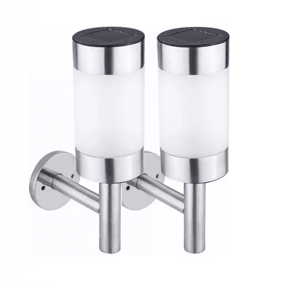 Lámparas Solar De Pared Exteriores Sensor Super Brillante 2 pzs