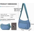 thumbnail image 5 of AOUNQ Casual Crossbody Bag with Anti Theft Pocket - Women Lightweight Water-Resistant Purse Bag, 5 of 6