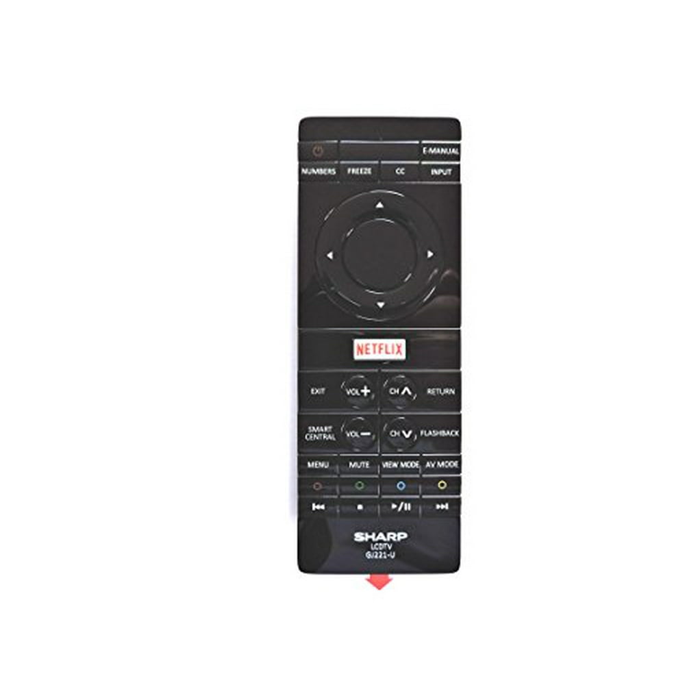 Sharp GJ221U LCD 4K TV Remote Control