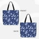 thumbnail image 2 of Fotbe Beautiful Snowflake Butterfly Bolsa Tote con Estampado para Mujer, Bolsos con Cremallera, Bolsa de Hombro Casual de Gran Capacidad con Bolsillos Internos, 2 of 7