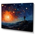 thumbnail image 2 of Designart "Abstract Winter Wonderland Snowy Mountain Peaks III" Extra Large Landscapes Wall Art - Modern White Abstract Landscapes Entryway Wall Art, 2 of 4