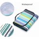 thumbnail image 3 of Waterproof Picnic Blanket, 150 X 200 Cm Large Foldable Beach Mat Anti Sand Picnic Tablecloth with Handles for Camping Garden Travel Summer, 3 of 5