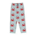 thumbnail image 6 of Fotbe Cute Red Crabs With Nautical Women's Pajama Pants,Sleepwear Pants,Pj Bottoms Drawstring And Pockets-, 6 of 7