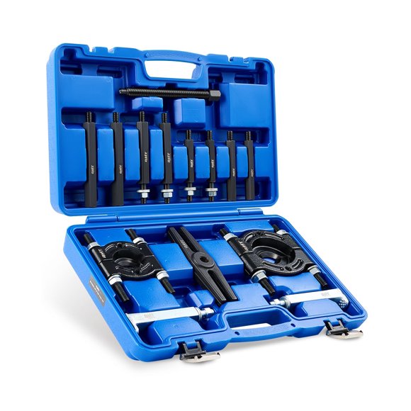 Bearing Puller Set, 5 Ton Capacity Bearing Separator, Pinion Wheel Bearing Removal Kit with 2" and 3" Jaws, Wheel Hub Axle Puller Set, Heavy Duty Bearing Splitter Tool Kit with B