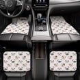 thumbnail image 6 of Sikiie Bulldog Face Car Foot Mat Set of 4 Pieces Basics Universal Fit Rubber Carpet Floor Mats For Car SUV Van & Truck, 26.8"L x 17.3"W (Front), 13"L x 17.3"W(Rear), 6 of 6