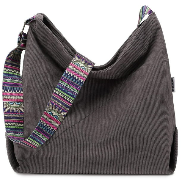 Bolso de mano para mujer, bolso de hombro, bolso de cordón, bolso de mano grande, bolso de hombro, bolso cruzado informal para la escuela, oficina, trabajo, viajes, excursiones, compras