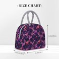 thumbnail image 2 of Honeii Sac à Lunch Isolé Imprimé Attrape-Rêves Violet Réutilisable avec Poche pour Travail Pique-Nique Voyage, 2 of 6
