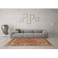 thumbnail image 3 of Ahgly Company Indoor Square Persian Brown Traditional Area Rugs, 8' Square, 3 of 4