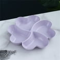 thumbnail image 2 of Blasgw Segmented Candy Box Household Nut Box Dried Fruit Box Living Room Snack Box Plastic Fruit Box Snack Box Purple, 2 of 3