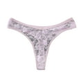 thumbnail image 1 of Ropa Interior dama Gibobby Tanga encaje sexy para mujer Tanga malla transpirable sin costuras Hipster tiro bajo Morado L, 1 of 2