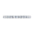 thumbnail image 7 of 14K White Gold Diamond Semi-Eternity Wedding Band Ring (0.38 Carat) (Ring Size 10.25), 7 of 7