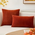 thumbnail image 3 of Fundas de almohada decorativas K KEVIN TEXTILE, 66 x 66 cm, juego de pana, 2, 3 of 8
