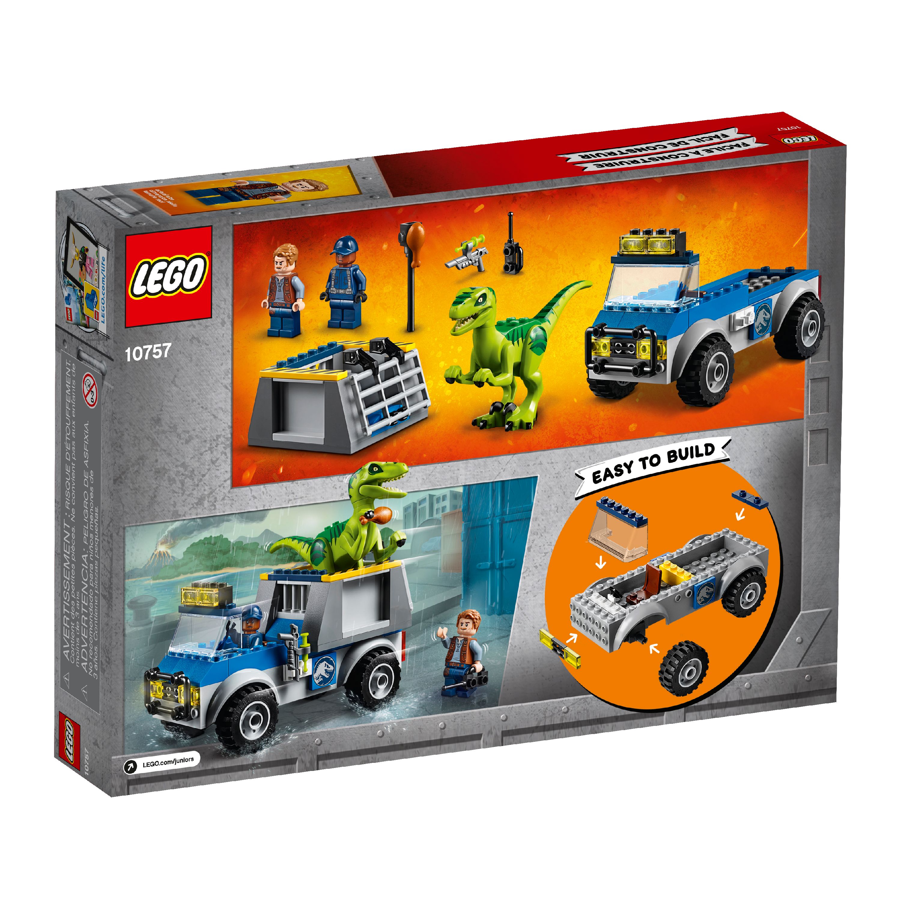 LEGO Juniors Raptor Rescue Truck 10757 (85 Pieces) - image 5 of 5