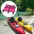 thumbnail image 3 of Advancent Bolsa de almacenamiento para Kayak, asiento de malla de nailon, correa de hebilla ajustable, herramientas, bolsa multibolsillo, Deportes acuáticos Rojo, 3 of 6