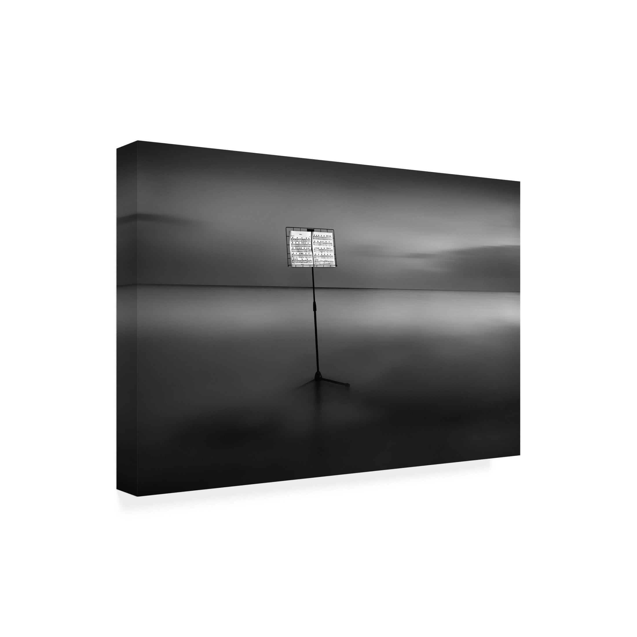Canvas Wall Art - Maria Kaimaki 'Water Music' Wall Art for Living Room, Bedroom, or Office D?cor by Trademark Fine Art - 47 x 30 Inches