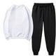 thumbnail image 1 of Puntoco Conjunto deportivo de pantalones deportivos informales con cuello redondo y sólido para mujer Puntoco Puntoco-8561, 1 of 4
