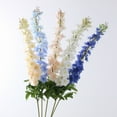 thumbnail image 4 of SPRING PARK Artificial Delphinium Flower Silk Fake Flowers Touch for Wedding Home Office Party Hotel Yard Decoration, 4 of 7