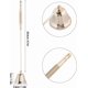 thumbnail image 2 of Apagavelas, Apagador de Velas, Extintor de Velas de Mecha Acero Inoxidable, Cubierta de Mecha Mango Largo en Forma de Campana, Vela Snuffer Accesorio de Vela, 2 of 4