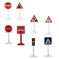 thumbnail image 2 of Shisuyan Miniature Traffic Signs Plastic 8Pcs 1.2x1x3In, 2 of 9