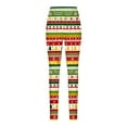 thumbnail image 6 of DDAPJ pyju Women's Christmas Leggings Xmas Plaid Print Casual Skinny Pants Novelty Holiday Party Tights Buttery Soft Yoga Pants Multicolor S, 6 of 8