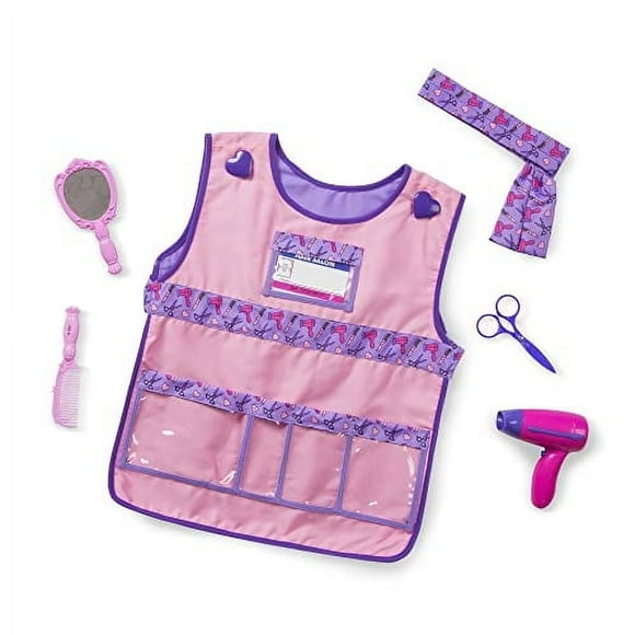 Set de disfraz de estilista de Melissa & Doug para juego de