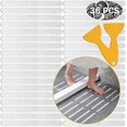 thumbnail image 1 of 36 Pices D'autocollants Antidrapants (20 Mm * 380 Mm), Autocollants Antidrapants, Bandes Antidrapantes, Tapis De Baignoire, Bandes De Scurit Pour, 1 of 5