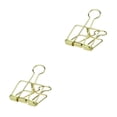 thumbnail image 3 of stanreset 1/2/3 20 Pieces Metal Paper Clip Anti-rust Unfading Solid Color Replacement Home Office File Examination Papers Clips Gold 25mm 2PCS, 3 of 6