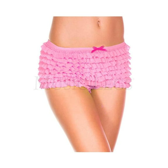 Sky Hosiery 117-DOLL PINK Soft Ruffle Tanga Costume, Doll Pink