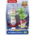 thumbnail image 5 of Little People Toy Story Action Figure Set, Buzz, Jessie, forky, Rex, Ages 1.5-5, 5 of 5