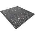 thumbnail image 3 of Rugsotic Carpets Hand Tufted, Floral Wool Square Area Rug, Gray,White, 6'x6', 3 of 6