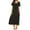 Black, variant on Rutainlusire Womens Dresses Clearance Women’s Nightshirt Short Sleeve Nightgown Ultra-Soft Full Length Sleepwear Dress