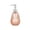 Pink, variant on 300ml Glass Soap Dispenser, Textured Clear Glass Refillable Liquid Hand Soap Dispenser, Premium Pump Bottle for Shower Gel Shampoo Lotion, Home Supply for Bathroom Kitchen