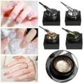 Lizheee Epoxy Glitter Nail Stick on Nails Packaging Nail Strengthener