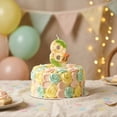 thumbnail image 5 of Birthday Candle, Themed Birthday Party Decorations, Floral Birthday Decorations, Bumble Decorations, Whimsical Numeric Candle with 3D and Daisy Accents for Themed Birthday Party, 5 of 6