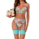 thumbnail image 1 of Gibobby Ropa interior mujer sexy Camisón para mujer, lencería sexy transparente y sexy para mujer, vestido de malla de encaje(Verde de menta, M), 1 of 5