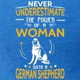 thumbnail image 3 of CafePress - Never Underestimate Woman With A German Sh T Shirt - Womens Football Shirt, 3 of 4