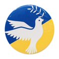 thumbnail image 1 of Wmool Ukraine Badge Ukrainian Flag Pin Baed Badge 44mm Brooch, 1 of 9