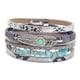 thumbnail image 5 of Pulsera Bohemia Envoltura en Pu Cuero con Detalles de Abalorios Broche Seguro para Mujer Hombre Diseño Moderno y Adecuado para, 5 of 9
