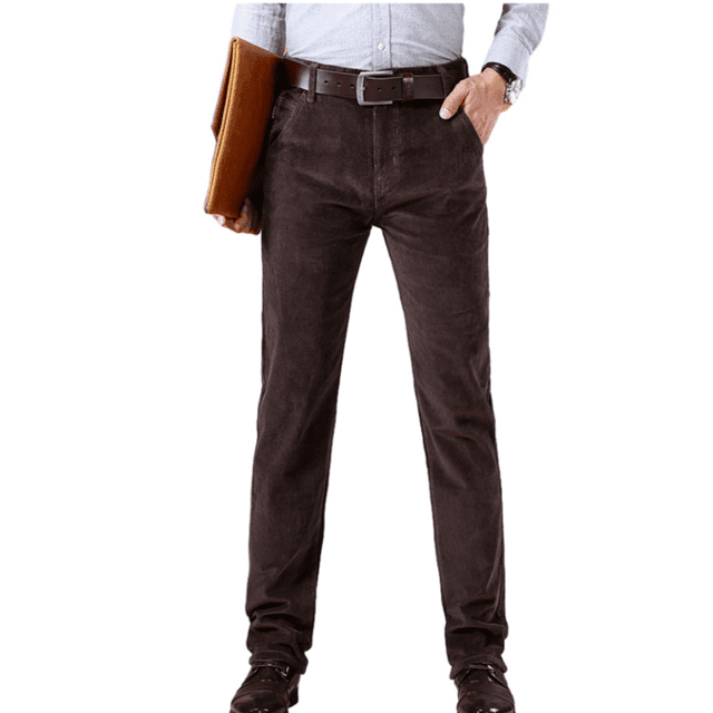 Men's corduroy chino trousers, regular fit