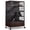 Black & Brown, variant on HABUTWAY Metal Large Small Animal Cage 5 Levels, 60.0" H Rolling Guinea Pig Cage with Removable Ramps & Double Door, Ferret Cage with Locker