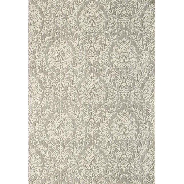 Dynamic Rugs QU2827020190 Tapis Rectangulaire Traditionnel en Quartz 2 Pi. 2 Po. x 7 Pi.7 Po. - Gris Clair 190