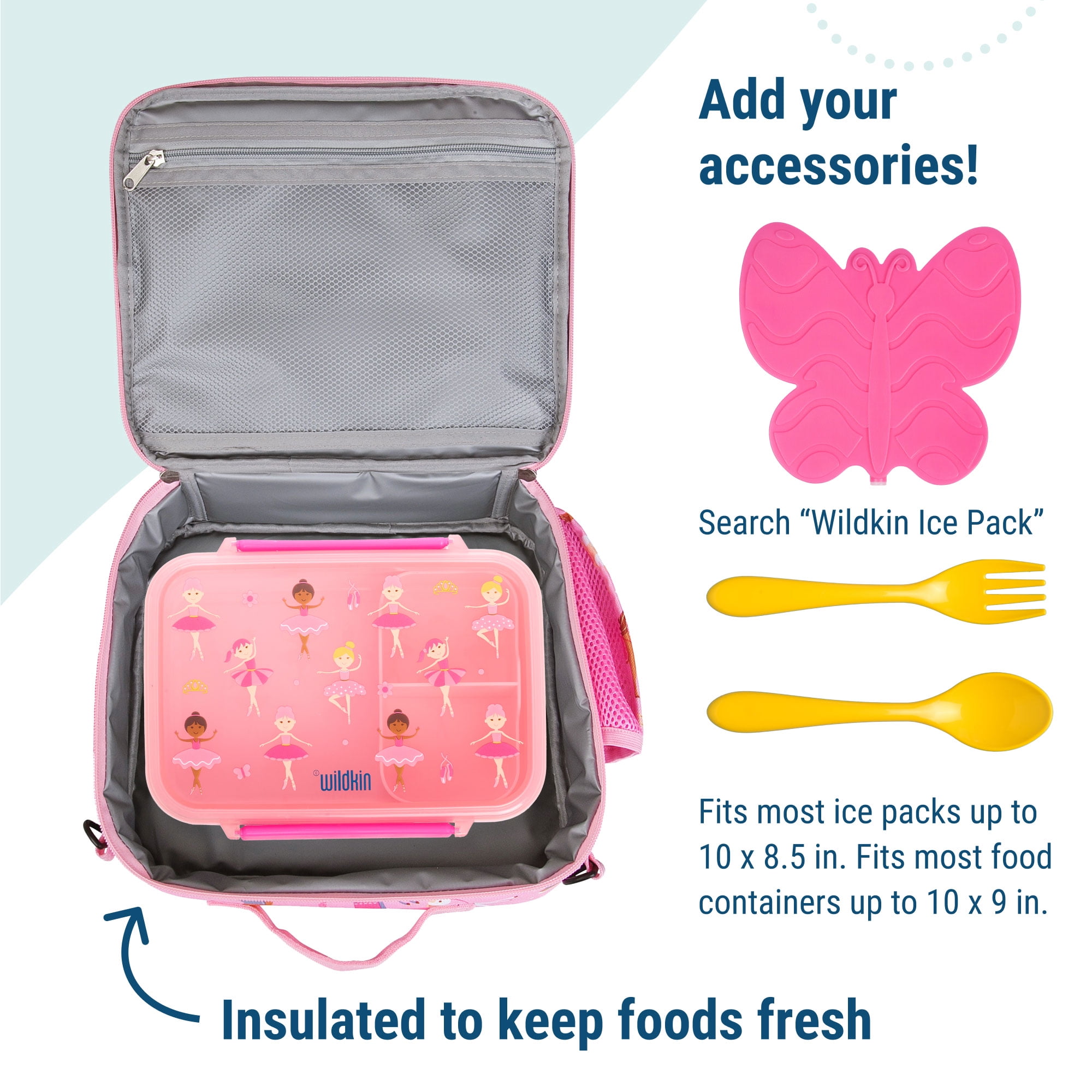 Wildkin Kids Horses Eco Lunch Box